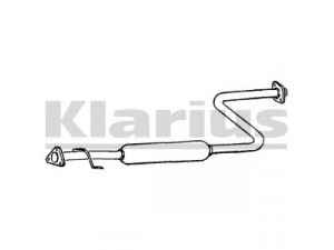 KLARIUS RR238V vidurinis duslintuvas 
 Išmetimo sistema -> Duslintuvas
GEX12084, GEX12085, 18220SN7X00