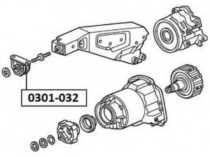 ASVA 0301-032 valdymo svirties/išilginių svirčių įvorė 
 Ašies montavimas/vairavimo mechanizmas/ratai -> Valdymo svirtis/pasukamosios svirties sujungimas -> Montavimas/sutvirtinimas
50711-S2H-000