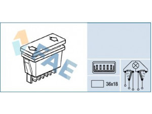 FAE 62650 jungiklis, lango pakėliklis 
 Vidaus įranga -> Elektrinis lango pakėliklis
95.611.003