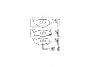 BREMBO P 85 071 stabdžių trinkelių rinkinys, diskinis stabdys 
 Techninės priežiūros dalys -> Papildomas remontas
6Q0698151B, 6Q0698151B
