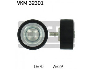 SKF VKM 32301 kreipiantysis skriemulys, V formos rumbuotas diržas 
 Diržinė pavara -> V formos rumbuotas diržas/komplektas -> Laisvasis/kreipiamasis skriemulys
504000412