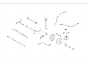 DELPHI RENA-05584-R rato pakaba 
 Ašies montavimas/vairavimo mechanizmas/ratai -> Prekių paieška pagal schemą
