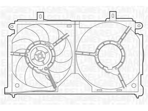 MAGNETI MARELLI 069422376010 ventiliatorius, radiatoriaus 
 Aušinimo sistema -> Oro aušinimas
1253.68, 1308.X5