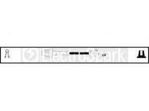 STANDARD OEK342 uždegimo laido komplektas 
 Kibirkšties / kaitinamasis uždegimas -> Uždegimo laidai/jungtys
90919-22357