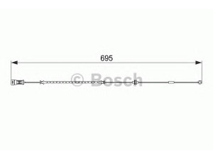 BOSCH 1 987 474 585 įspėjimo kontaktas, stabdžių trinkelių susidėvėjimas 
 Stabdžių sistema -> Susidėvėjimo indikatorius, stabdžių trinkelės
24427919, 6238230, 24427919, 62 38 230
