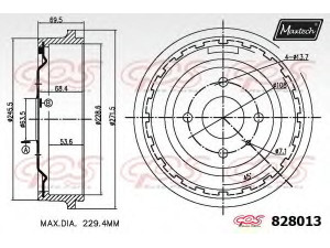 MAXTECH 828013.0000 stabdžių būgnas 
 Stabdžių sistema -> Būgninis stabdys -> Stabdžių būgnas
1490274, 6063754, 78EB1126AA
