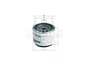 KNECHT KC 220D kuro filtras 
 Techninės priežiūros dalys -> Papildomas remontas
20381204
