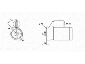 MAGNETI MARELLI 943251437010 starteris 
 Elektros įranga -> Starterio sistema -> Starteris
02A911023B, 02A911023BX, 02A911023B