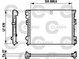 VALEO 232692 radiatorius, variklio aušinimas 
 Aušinimo sistema -> Radiatorius/alyvos aušintuvas -> Radiatorius/dalys
1330-72, 1330-E3, 1330000, 133072