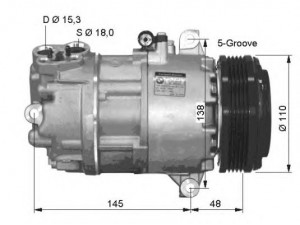 NRF 32434G kompresorius, oro kondicionierius 
 Oro kondicionavimas -> Kompresorius/dalys
4149481, 64524149481, 64526918750