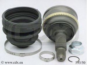 CDX 593/50 jungčių komplektas, kardaninis velenas 
 Ratų pavara -> Sujungimai/komplektas