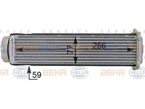 HELLA 8ML 376 701-291 tarpinis suslėgto oro aušintuvas, kompresorius
06E 145 621 M