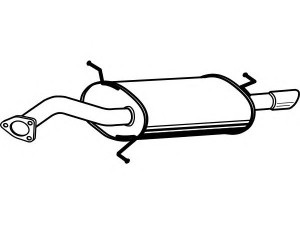 FENNO P7821 galinis duslintuvas 
 Išmetimo sistema -> Duslintuvas
30613759