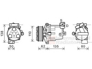 VAN WEZEL 1300K342 kompresorius, oro kondicionierius 
 Oro kondicionavimas -> Kompresorius/dalys
92600-CJ0B, 92600-CJ0C, 92600CJ70B/C