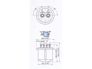 UFI 31.612.00 kuro filtras
25121676, 16900-507-670, 16900-SD7-670