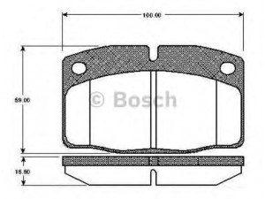 BOSCH 0 986 TB2 003 stabdžių trinkelių rinkinys, diskinis stabdys 
 Techninės priežiūros dalys -> Papildomas remontas
1605536, 1605586, 1605670, 1605703