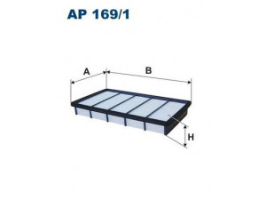 FILTRON AP169/1 oro filtras 
 Filtrai -> Oro filtras
N3H113Z40