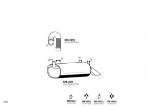 ASSO ARTTRUCK672 išmetimo sistema