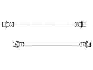 KAWE 512863 stabdžių žarnelė 
 Stabdžių sistema -> Stabdžių žarnelės
9094702D35, 9094702F20, 9094702D35