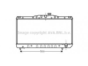 AVA QUALITY COOLING TO2029 radiatorius, variklio aušinimas 
 Aušinimo sistema -> Radiatorius/alyvos aušintuvas -> Radiatorius/dalys
1640063070, 1640063110