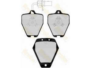 Brake ENGINEERING PA1515 stabdžių trinkelių rinkinys, diskinis stabdys 
 Techninės priežiūros dalys -> Papildomas remontas
4B0698151AE, 4B0698151C