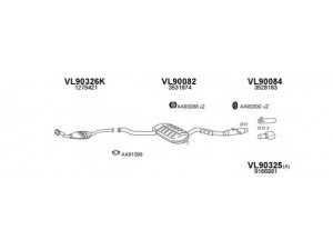 VENEPORTE 900165 išmetimo sistema