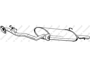 BOSAL 279-027 galinis duslintuvas 
 Išmetimo sistema -> Duslintuvas
18030-SN7-A30, 18307-SN7-A30, 18307-SN7-A30HE