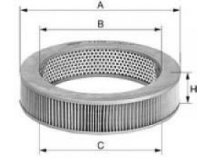 UNIFLUX FILTERS XA525 oro filtras 
 Techninės priežiūros dalys -> Techninės priežiūros intervalai
MD604802, 17801-25010, 17801-31010