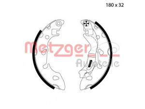 METZGER MG 123 stabdžių trinkelių komplektas 
 Techninės priežiūros dalys -> Papildomas remontas
77366214, 1713757, 1819868