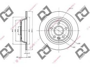 DJ PARTS BD1340 stabdžių diskas 
 Dviratė transporto priemonės -> Stabdžių sistema -> Stabdžių diskai / priedai
1379931, 1385590, 6G912A315AB, 6G912A315BA