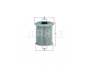 KNECHT KX 75D kuro filtras 
 Techninės priežiūros dalys -> Papildomas remontas
7701204497
