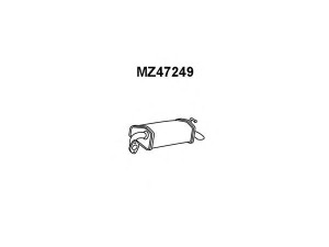 VENEPORTE MZ47249 galinis duslintuvas 
 Išmetimo sistema -> Duslintuvas
L80140100A, L80140100B, L80140100C