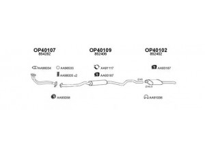 VENEPORTE 400125 išmetimo sistema 
 Išmetimo sistema -> Išmetimo sistema, visa