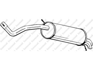 BOSAL 278-273 galinis duslintuvas 
 Išmetimo sistema -> Duslintuvas
6Y6253609E