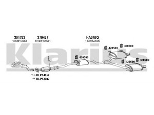 KLARIUS 420226U išmetimo sistema 
 Išmetimo sistema -> Išmetimo sistema, visa