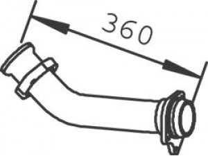 DINEX 53245 išleidimo kolektorius 
 Išmetimo sistema -> Išmetimo vamzdžiai
901.490.0519, 901.490.1119
