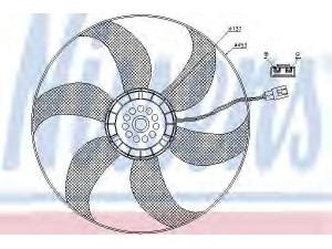 NISSENS 85403 pūtiklis, oro kondicionierius 
 Oro kondicionavimas -> Kondensatorius
638 500 11 93, A6385001193
