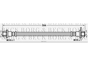 BORG & BECK BBH7693 stabdžių žarnelė 
 Stabdžių sistema -> Stabdžių žarnelės
MN 116235