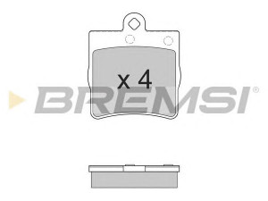 BREMSI BP2861 stabdžių trinkelių rinkinys, diskinis stabdys 
 Techninės priežiūros dalys -> Papildomas remontas
0044201720, 05126300AA, 05139902AA