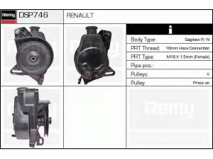 DELCO REMY DSP746 hidraulinis siurblys, vairo sistema 
 Vairavimas -> Vairo pavara/siurblys