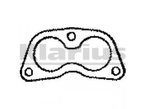 KLARIUS 410169 tarpiklis, išleidimo kolektorius
E30340395A