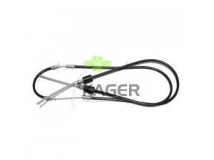 KAGER 19-0322 trosas, stovėjimo stabdys 
 Stabdžių sistema -> Valdymo svirtys/trosai
6166969, 86VB2A604CE