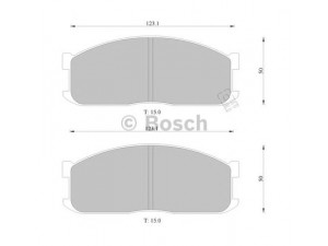 BOSCH 0 986 505 346 stabdžių trinkelių rinkinys, diskinis stabdys 
 Techninės priežiūros dalys -> Papildomas remontas
1U173328Z, S083-49-280A, S2YA-33-23Z
