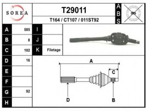 EAI T29011 kardaninis velenas
5409713
