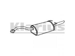KLARIUS 230714 galinis duslintuvas 
 Išmetimo sistema -> Duslintuvas
96181353