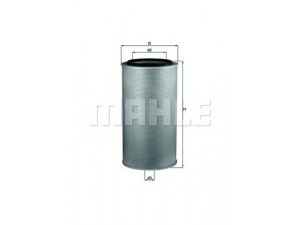 KNECHT LX 1255 oro filtras 
 Filtrai -> Oro filtras
2991793, 41272212