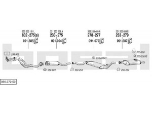 BOSAL 090.272.50 išmetimo sistema 
 Išmetimo sistema -> Išmetimo sistema, visa