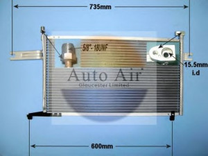 AUTO AIR GLOUCESTER 16-1235 kondensatorius, oro kondicionierius 
 Oro kondicionavimas -> Kondensatorius
921106F600