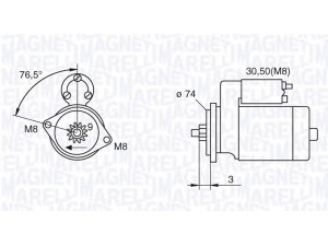 MAGNETI MARELLI 063280052010 starteris 
 Elektros įranga -> Starterio sistema -> Starteris
28100-64300, 28100-64430