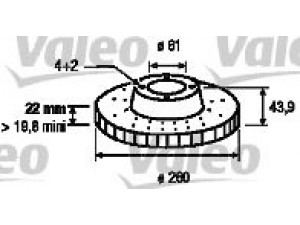 VALEO 186764 stabdžių diskas 
 Stabdžių sistema -> Diskinis stabdys -> Stabdžių diskas
7701207795, 40206-AX600, 40206-AX602